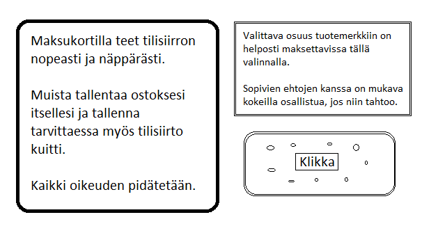 Nopea ehto tilisiirtoon!
